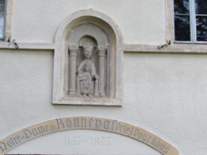 La Vierge rescapée de l'Abbaye de Bonneval en Aveyron